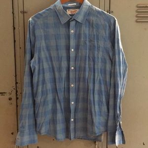 Penguin Heritage Slim Fit Blue Button Down
